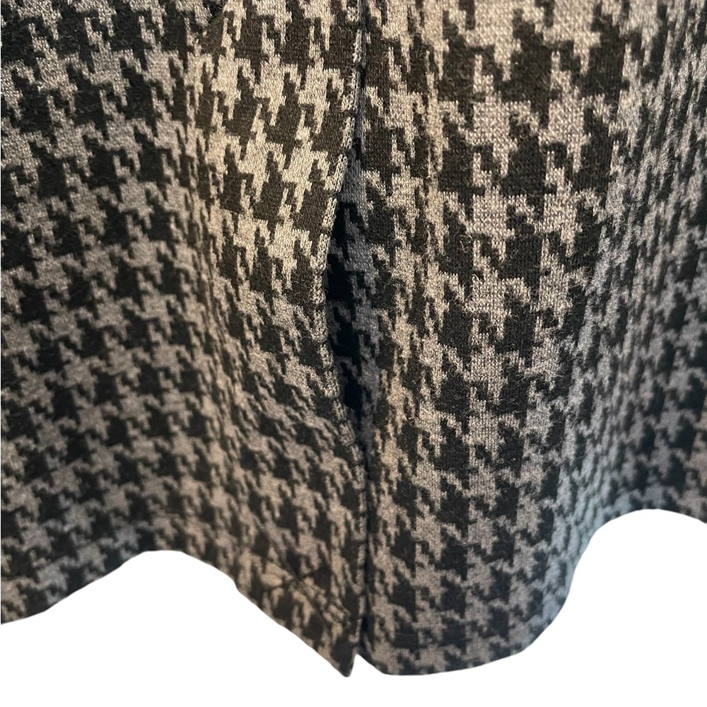 ROAMAN'S Black/Gray Houndstooth Checked V-Neck Sleeveless Sheath Dress - Sz 32W - Picture 7 of 13